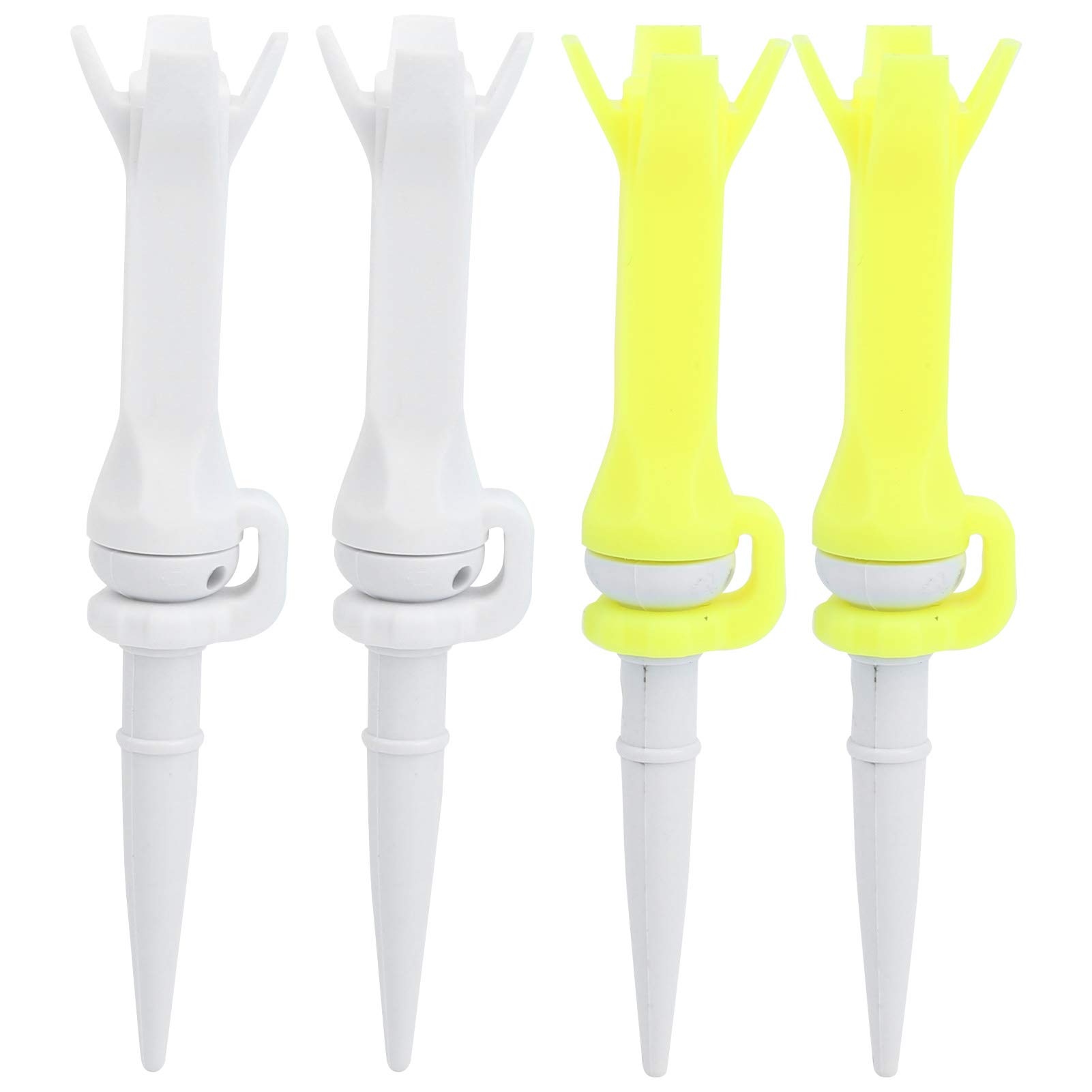 Premium Flexible Golf Tees - Anti-Flying, Durable Plastic Golf Accessories (4-Pack) - Perfect for Golf Course Practice & Driving Range - Ideal Gift for Golf Lovers