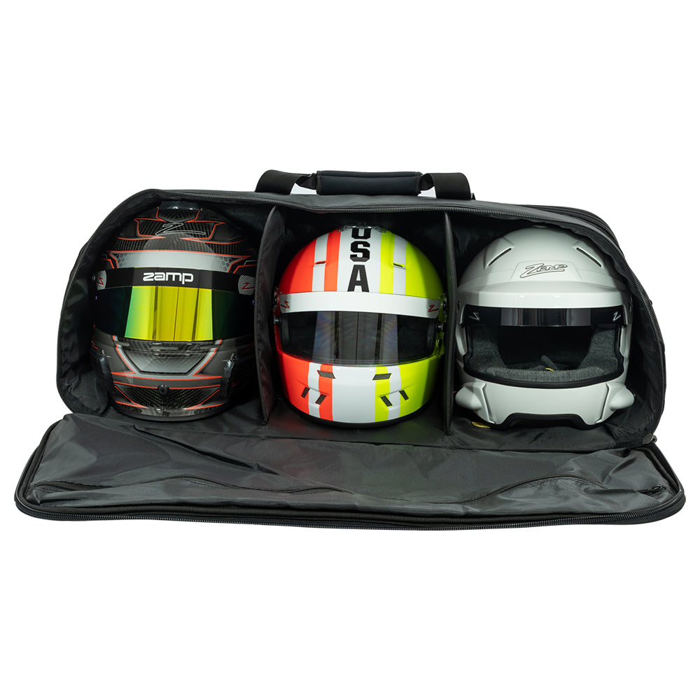 Zamp Triple Helmet Bag - Durable Motorcycle Helmet Storage for Racing, Cruising & Travel - Perfect for Bikers, Riders & Enthusiasts