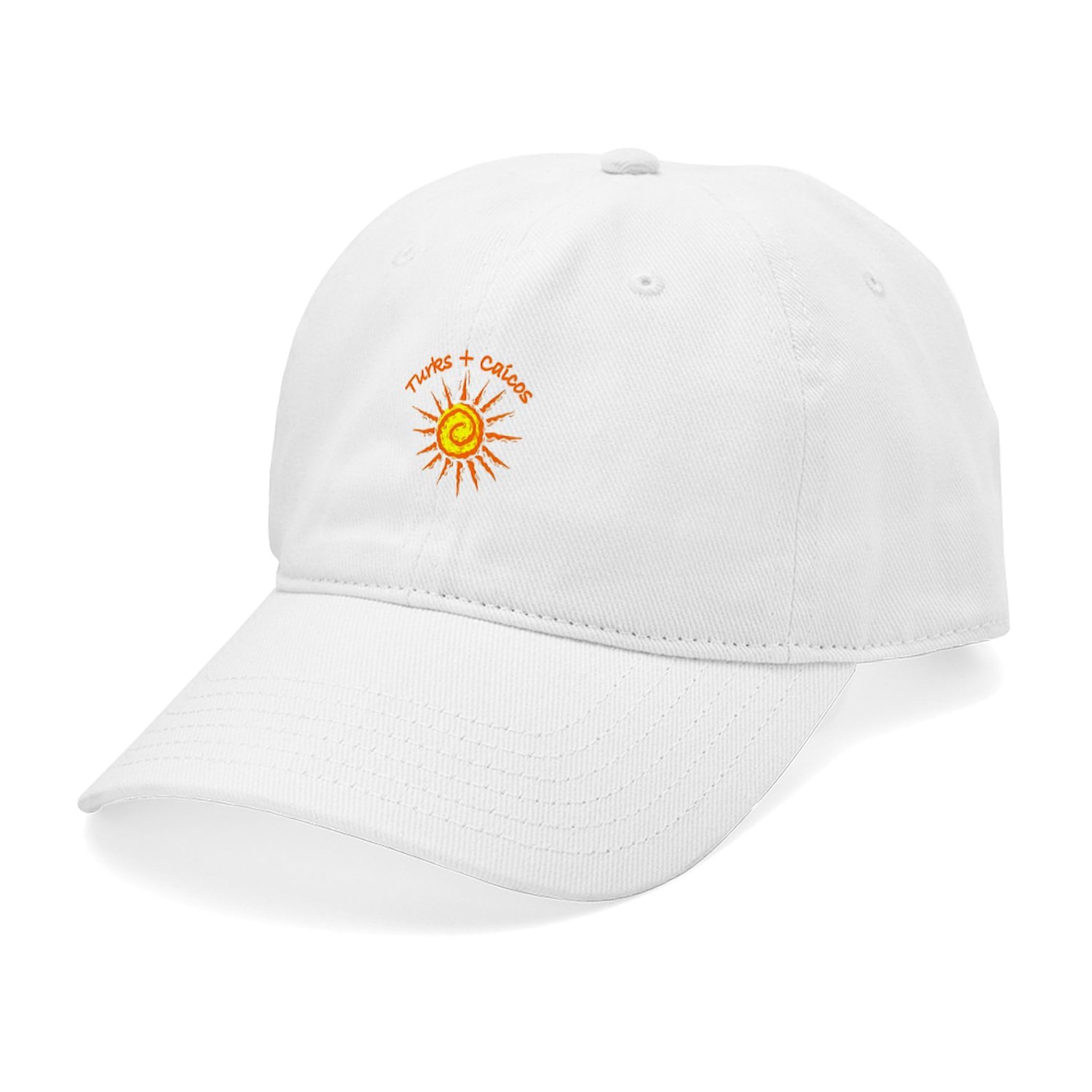 Turks & Caicos Adjustable Baseball Cap - Unique Island Design for Men & Women - Perfect for Beach Vacations, Travel & Outdoor Adventures