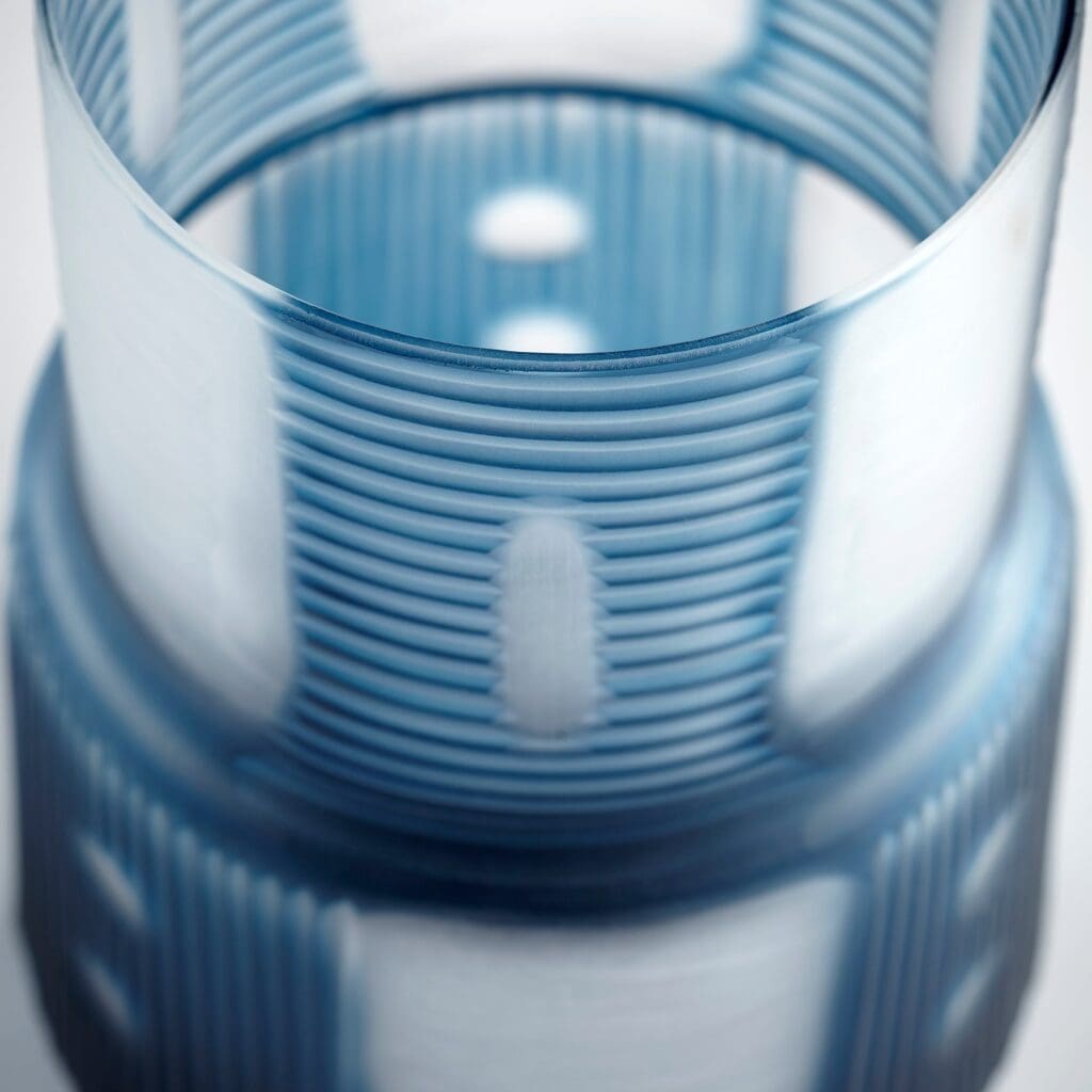 Cyan Design 11099 Olmsted Vase - Small Blue Ceramic Vase for Home Decor, Wedding Centerpiece, Tabletop Display & Floral Arrangements