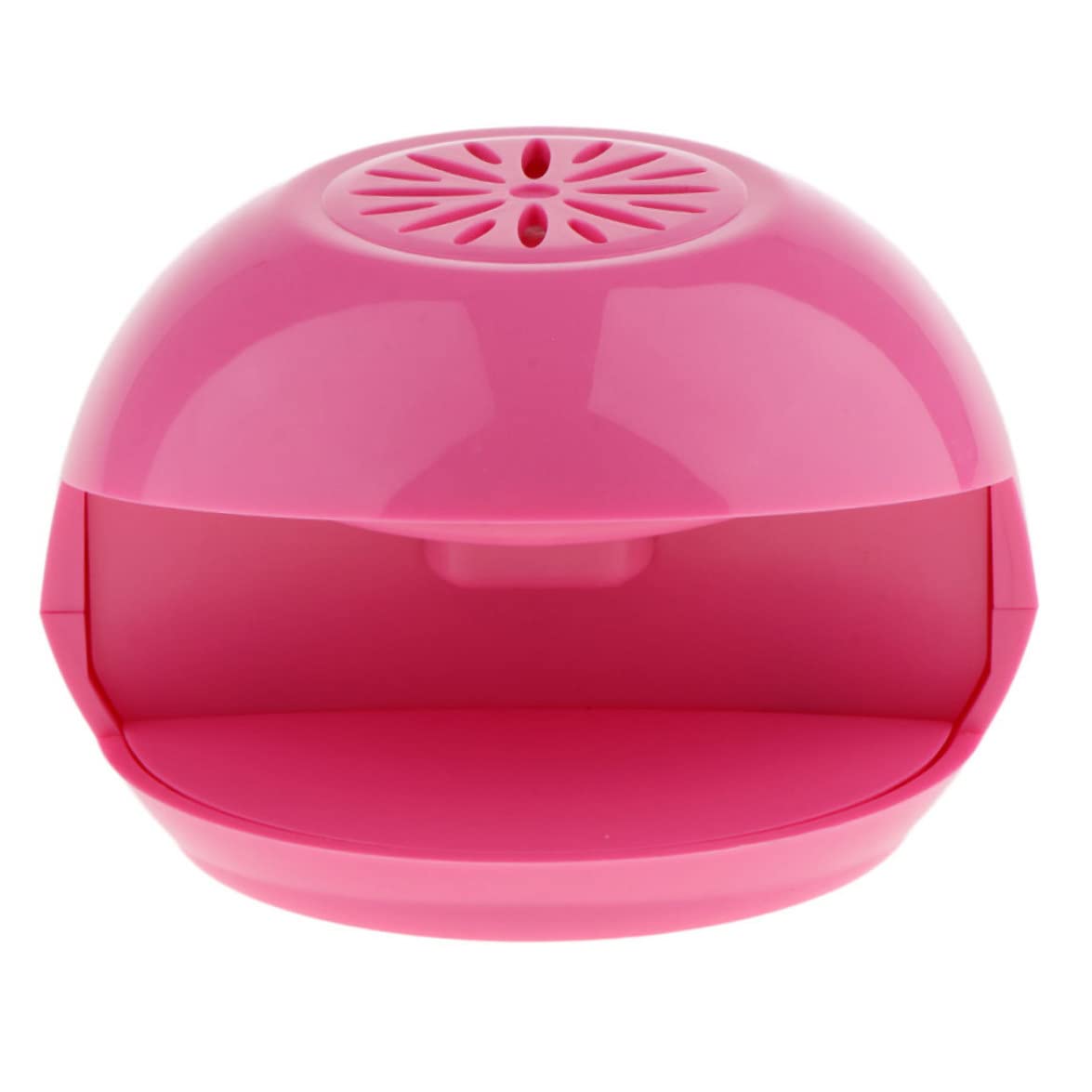 Professional Electric Nail Dryer Fan - Fast Cooling Air Manicure Tool for Nail Art & Polish (Rose Red) | Portable Nail Polish Dryer for Home, Salon & Travel Use