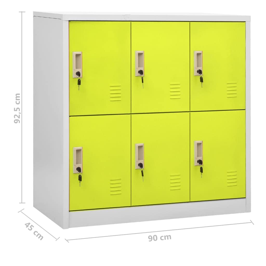 Premium Steel Locker for Office, School & Gym - Heavy Duty Metal Storage Cabinet with 35.4