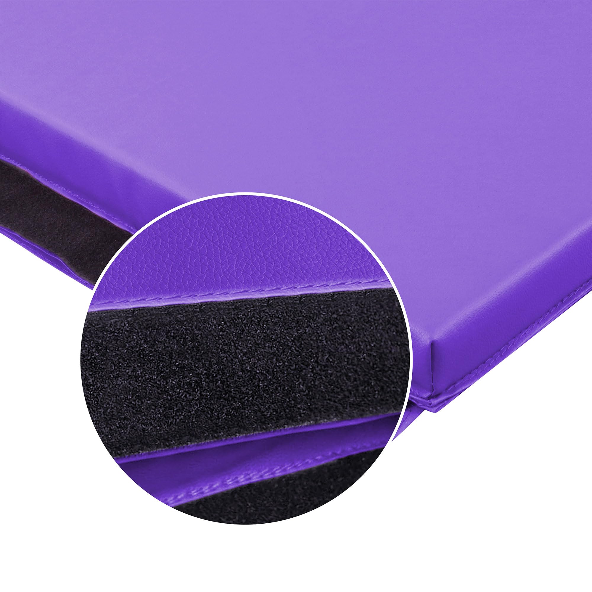 BalanceFrom Foldable Gymnastics Mat for Home Gym, Exercise & Tumbling - Non-Slip Yoga Mat for Kids, Adults, Fitness & Martial Arts Training