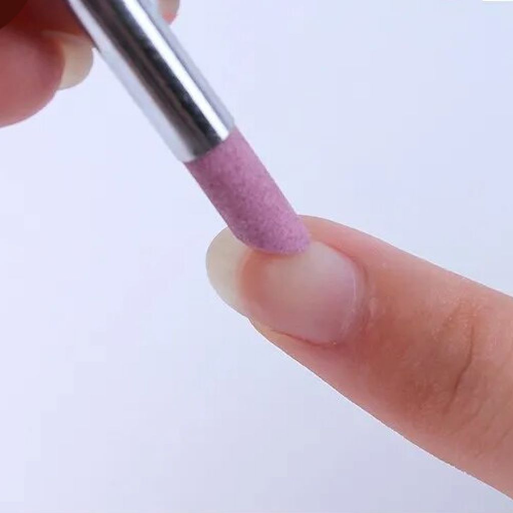 Professional Stone Cuticle Nail File & Pusher Set - Manicure Pedicure Tool for Strong Healthy Nails - Perfect for Home Salon & Travel Nail Care Kit