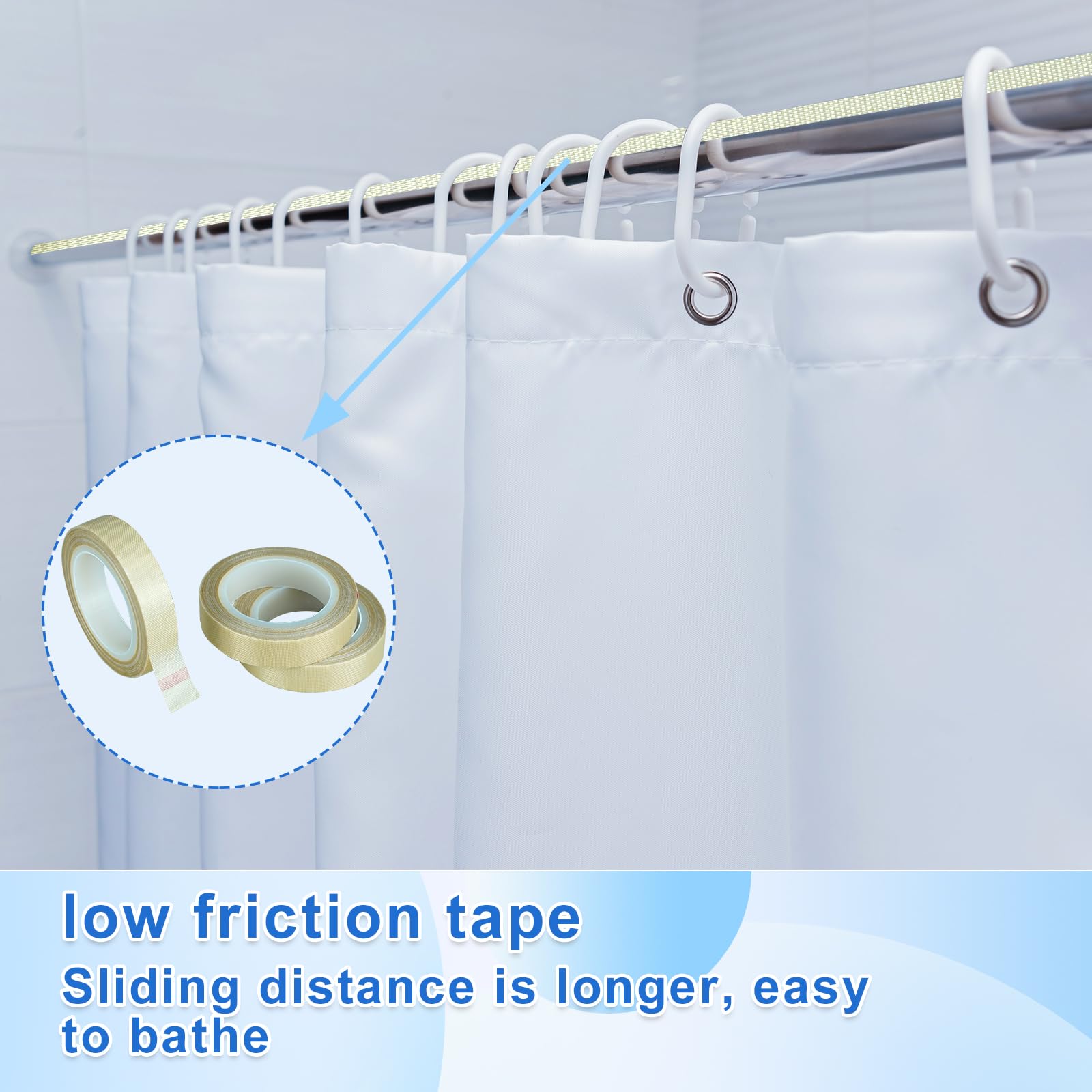 3 Rolls Low Friction PTFE Tape - 1/2