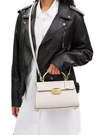 Coach Eliza Top Handle Leather Crossbody Bag for Women - Stylish & Versatile Purse for Work, Travel & Everyday Use