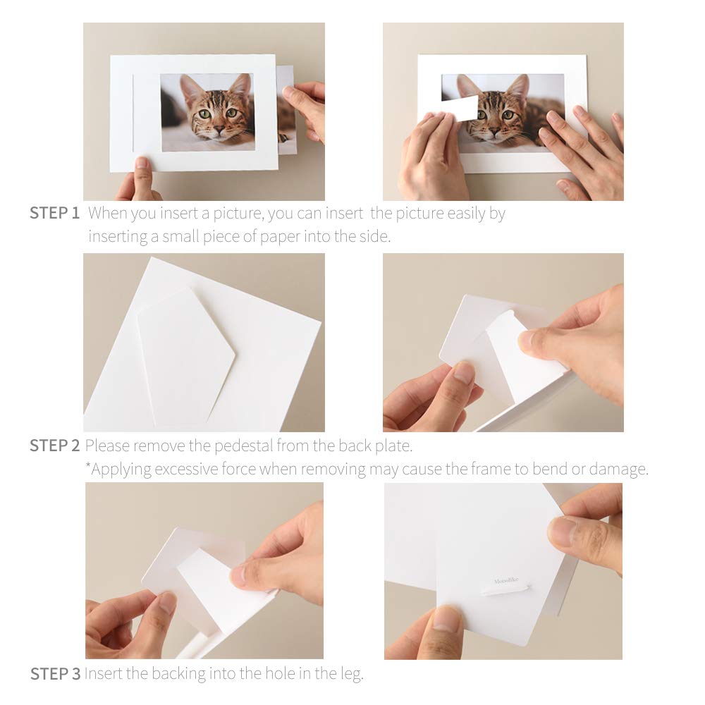 Monolike 100-Pack 4x6 Black Photo Frame Box Set - Holds 4x6 Pictures | Perfect for Home Decor, Wedding Photos & Office Displays