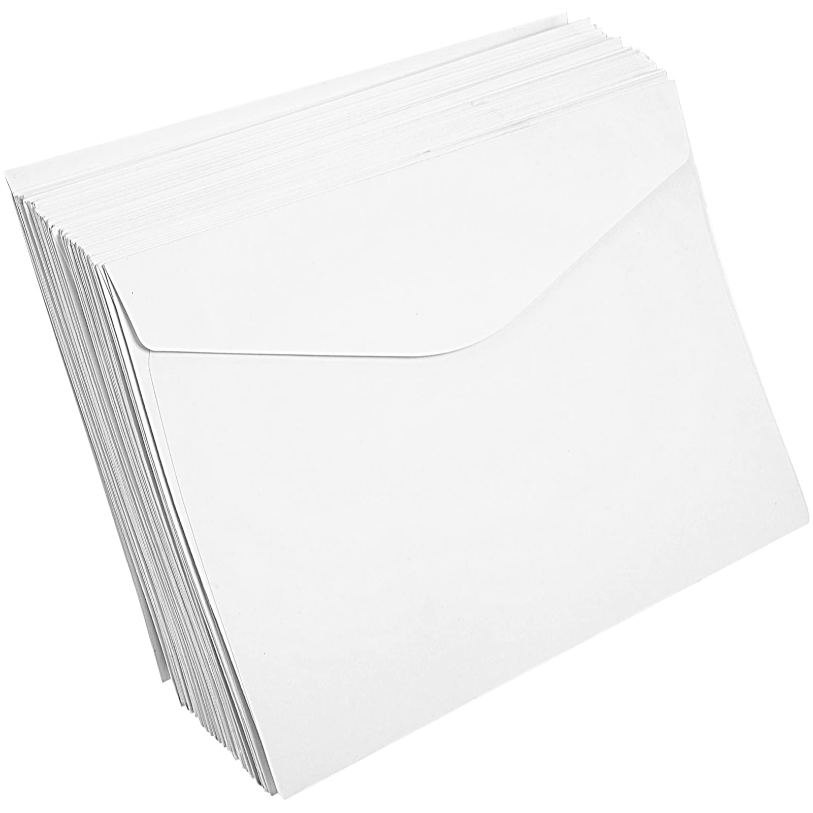 50pcs White A7 Envelopes for 5x7 Cards - Wedding Invitations, Greeting Cards, Birthday Letters & Business Correspondence (Bulk Pack) | Perfect for Mailing, Scrapbooking & Party Invitations