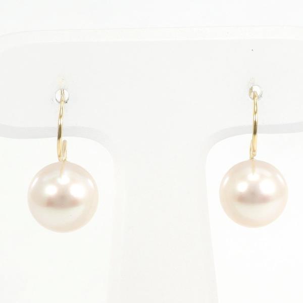 18K Yellow Gold Pearl Earrings for Women – Classic Elegant Stud Earrings – Perfect for Weddings, Parties & Gifts