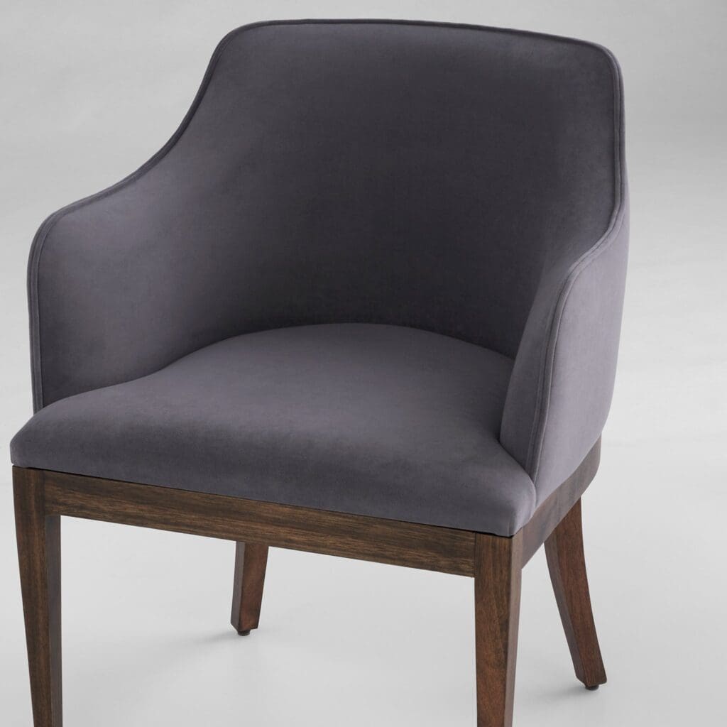 Cyan Design 11759 Dublin Chair - Dark Brown & Medium Grey Upholstered Accent Chair for Living Room, Bedroom, or Office - Stylish Modern Home Decor Furniture