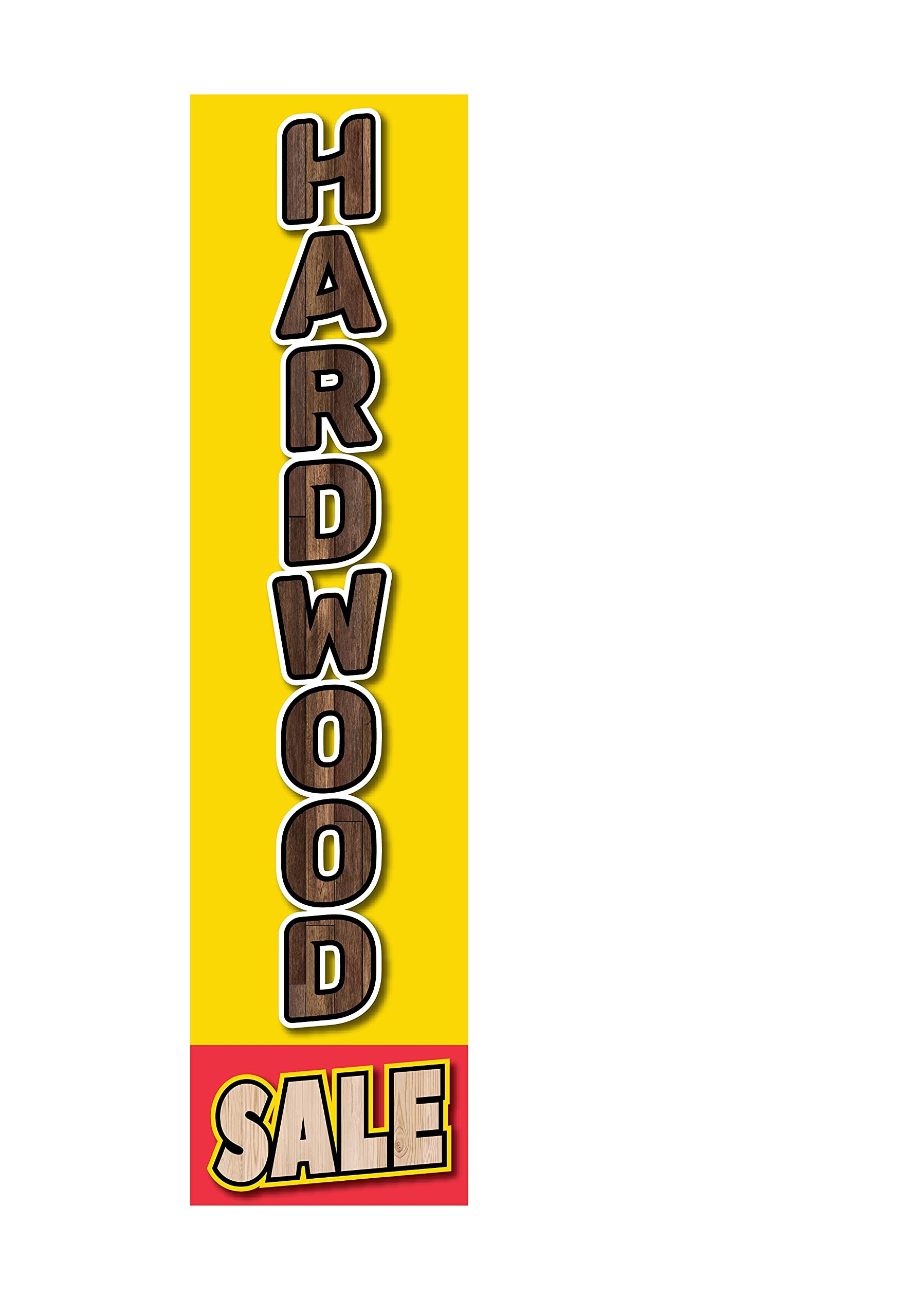 Premium Hardwood Rectangle Boomer Feather Flags Complete Kit - 3 Flags, Poles & Ground Spikes for Outdoor Advertising, Grand Openings & Car Sales