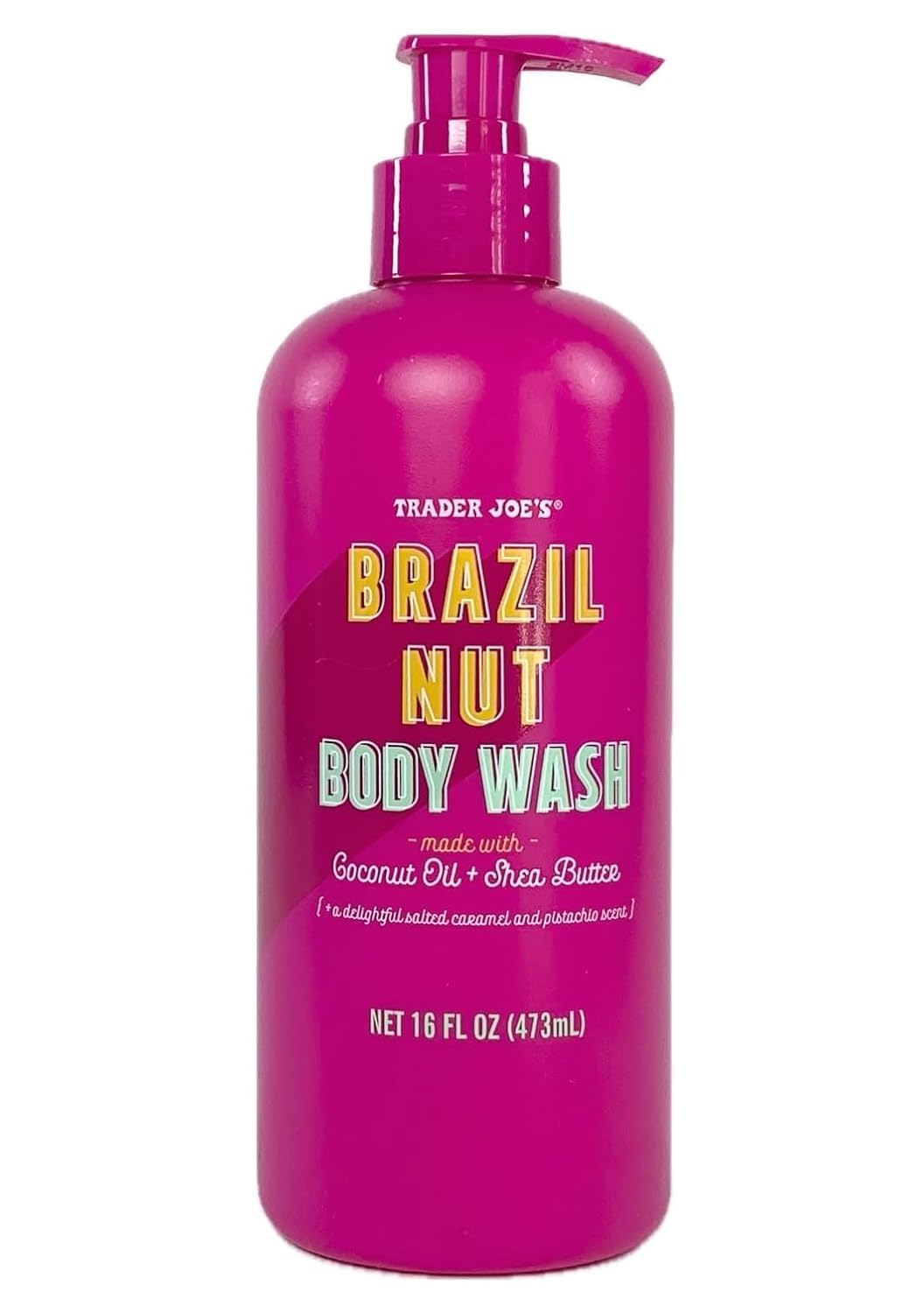 Trader Joe's Brazil Nut Body Wash with Coconut Oil & Shea Butter - 16 Fl Oz (473 ml) - Hydrating & Moisturizing for Dry Skin - Perfect for Shower & Bath Time Relaxation