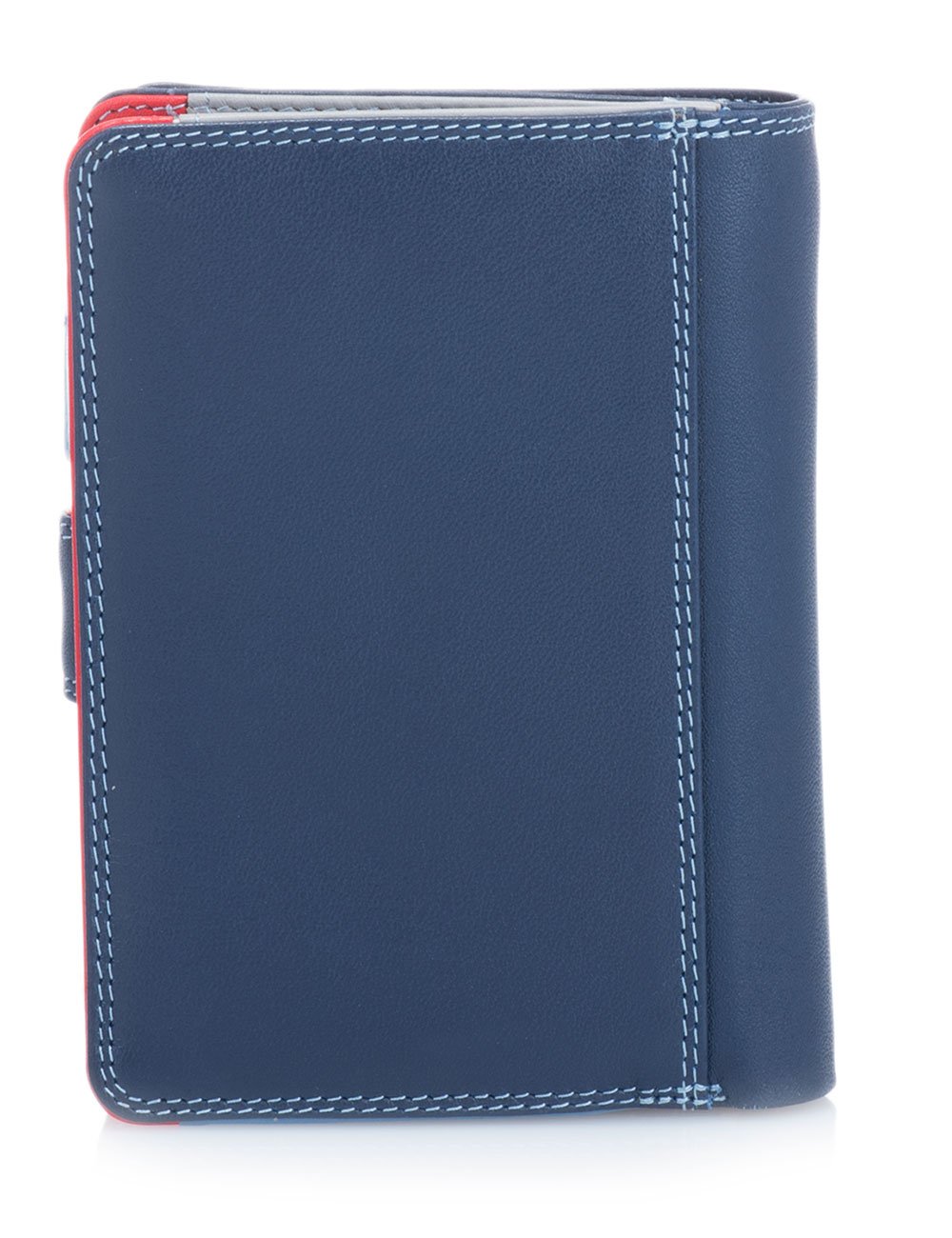 Mywalit Medium Snap Leather Wallet for Men & Women - 9 Card Slots, ID Window & Zip Coin Pocket | Royal Blue | Stylish Compact Bifold Wallet | Perfect for Everyday Use, Travel & Business (Gift Idea)