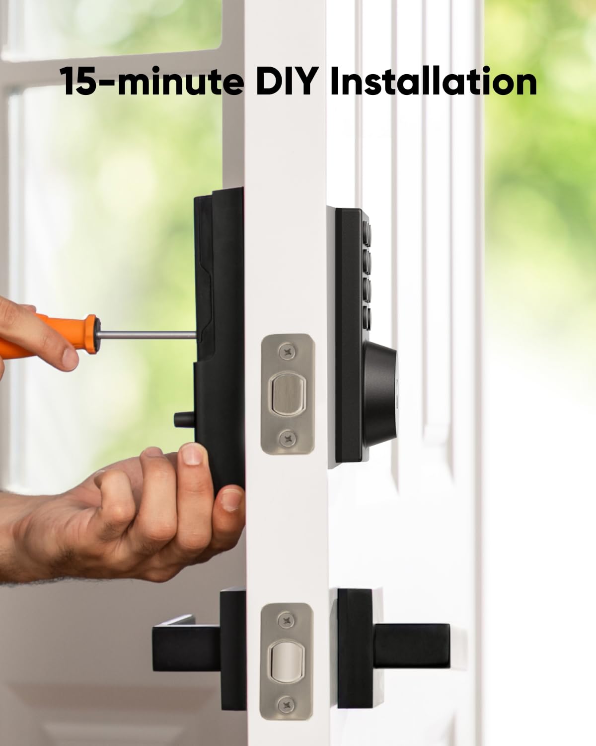 eufy Security Video Smart Lock E330 - 3-in-1 Smart Door Lock with Camera, Doorbell & Fingerprint Keyless Entry | Built-in WiFi Deadbolt | Easy Installation for Front Door Security | Perfect for Home, Apartment & Airbnb Smart Access Control