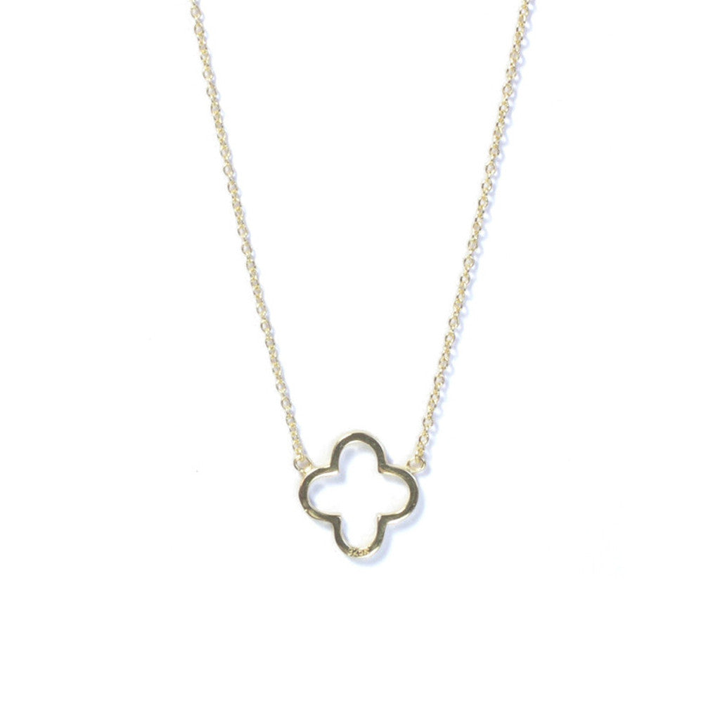 Clover Necklace LD - Elegant Four Leaf Clover Pendant for Women - Perfect for St. Patrick's Day, Birthdays & Everyday Jewelry Gifts