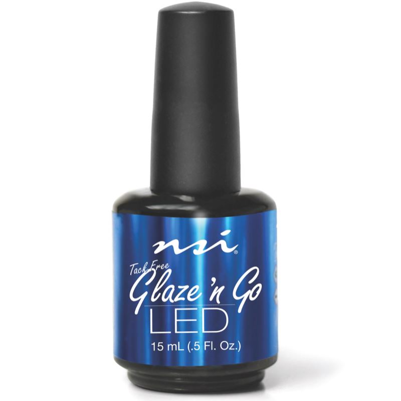 Glaze'n Go Tack-Free Top Coat - Quick Drying Nail Polish Sealer for Shine & Protection | Perfect for Salon & Home Manicures