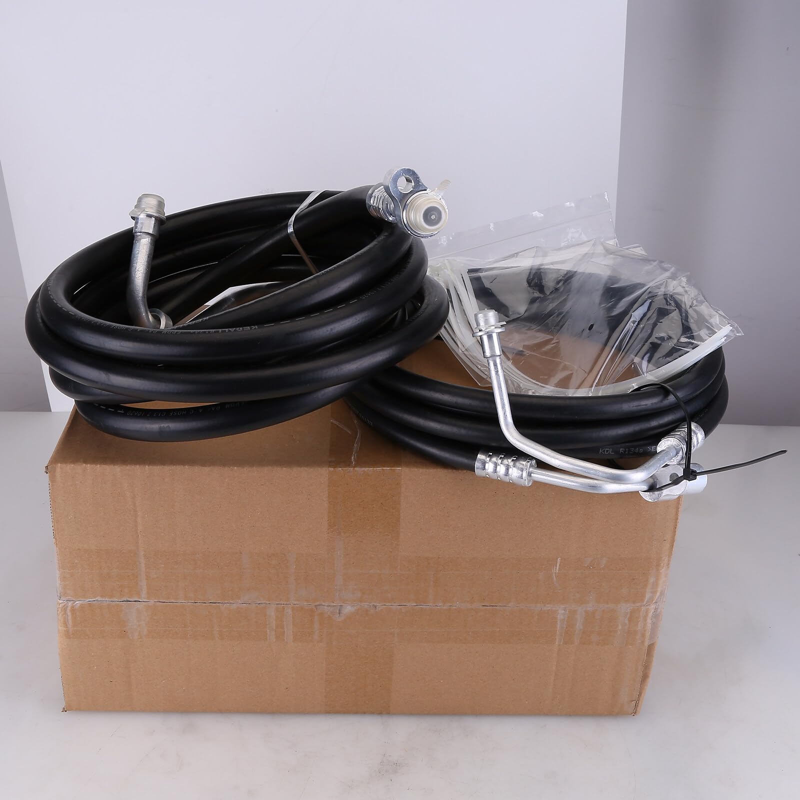 2007-2014 Suburban Rear AC Hose Kit - SU33468 AC Line Set Replacement for Cadillac Escalade ESV & Yukon XL | Durable Air Conditioning Hose Lines for Rear Auxiliary AC System | Perfect for SUV AC Repair & Maintenance