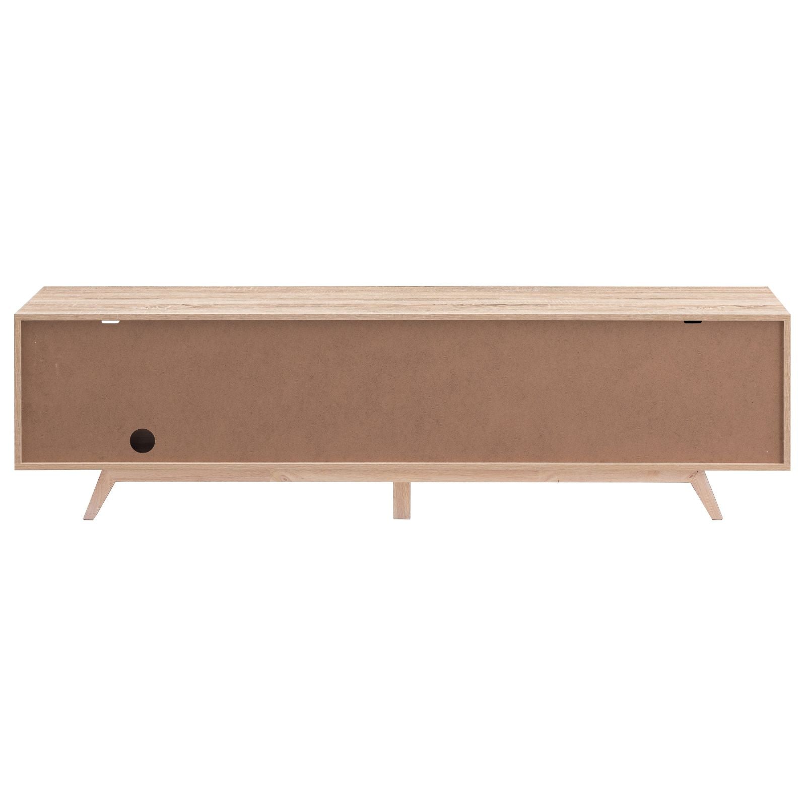 Criterion 1800mm Oak White Tuscany TV Stand Entertainment Unit - Perfect for Living Room, Home Theater & Media Storage