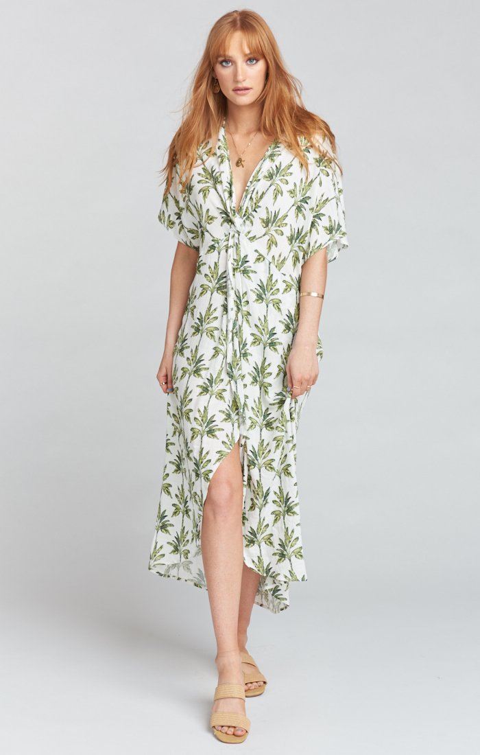 Twisted Maxi Dress for Women - Elegant Flowy Long Dress with Side Slit, Perfect for Summer, Beach, Parties & Casual Outings