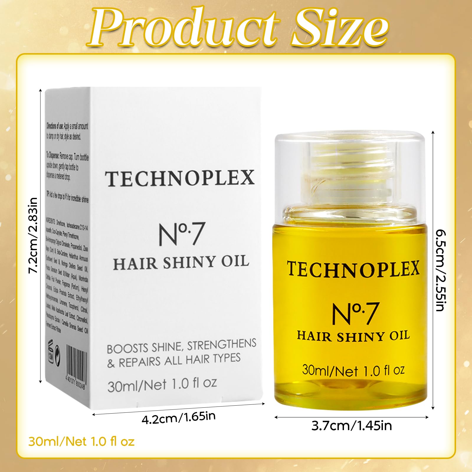 30ml Hair Bonding Repair Oil - Nourishing & Strengthening Treatment for Healthy Hair Growth | 100% Stronger Hair | Perfect for Damaged, Dry & Brittle Hair Care Routine