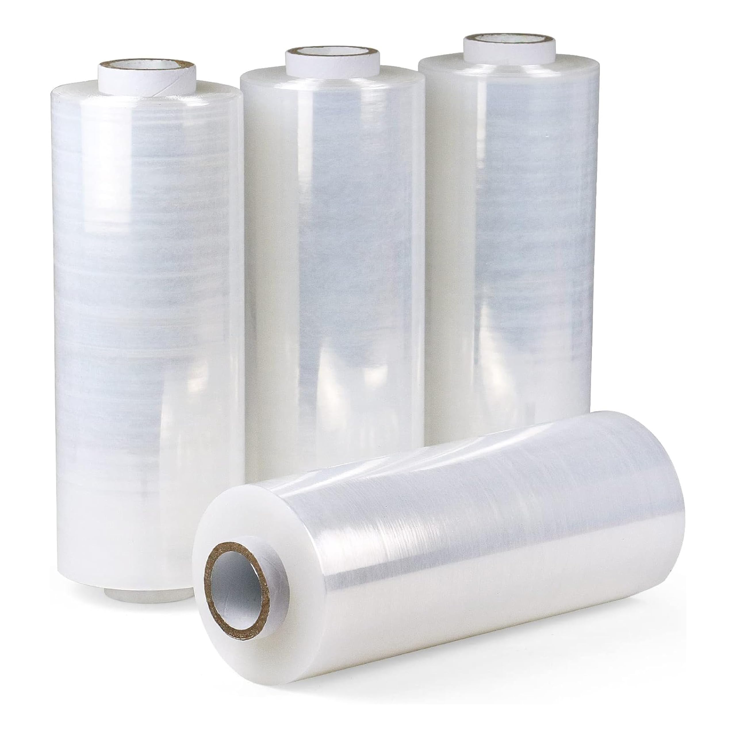 MMBM Pallet Stretch Wrap - 19.7 Inch x 8000 Feet, 60 Gauge Clear Plastic Cling Film - Heavy Duty Cast Shrink Wrap for Industrial Machine Use - Perfect for Warehouse, Shipping & Logistics Packaging