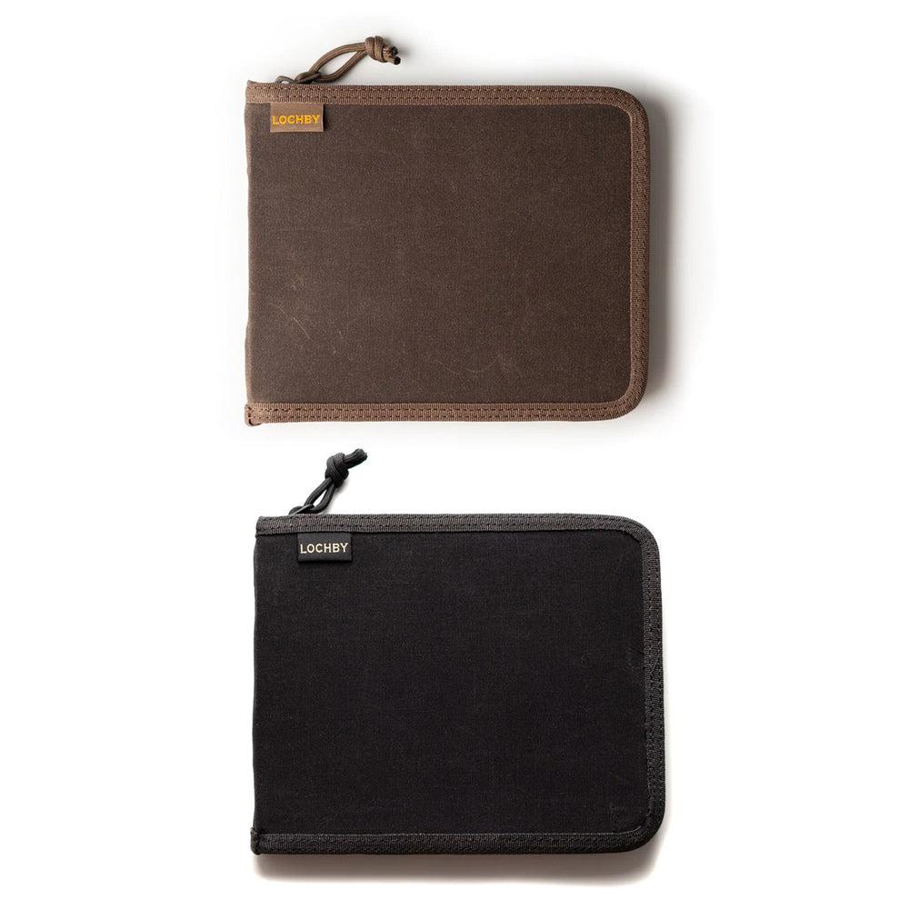Lochby Leather Watch Wallet for Men - Slim RFID Blocking Travel Wallet with Watch Storage - Perfect for Business, Travel, and Everyday Use