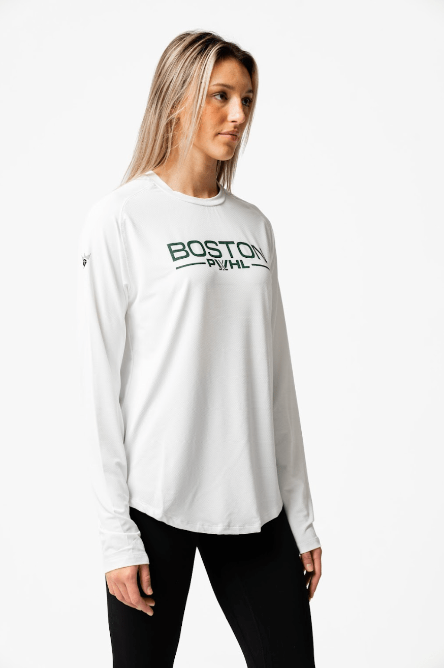 Boston Legacy Performance Long Sleeve T-Shirt for Men - Moisture Wicking Athletic Shirt for Running, Gym & Workouts - Comfortable Breathable Activewear Top