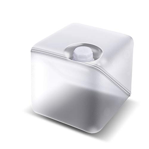 Foldable 5.5L Outdoor Water Storage Bag with Valve - Portable Camping Water Container, PE Kettle for Hiking, Emergency & Survival - Perfect for Backpacking, RV Trips & Outdoor Adventures