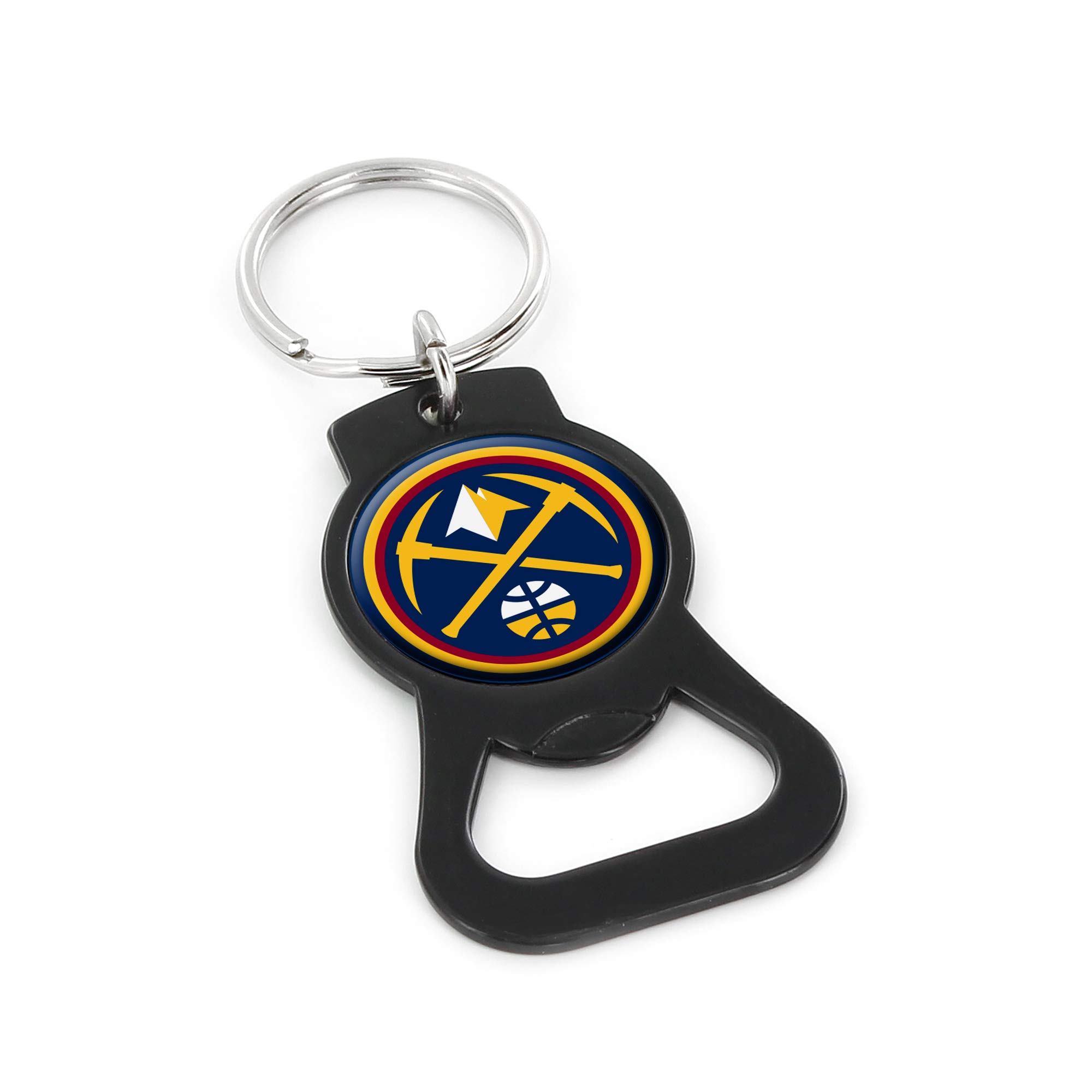 NBA Unisex Bottle Opener Keychain - Black | Durable Metal Bottle Opener for Keys, Gifts, Parties & Outdoor Activities