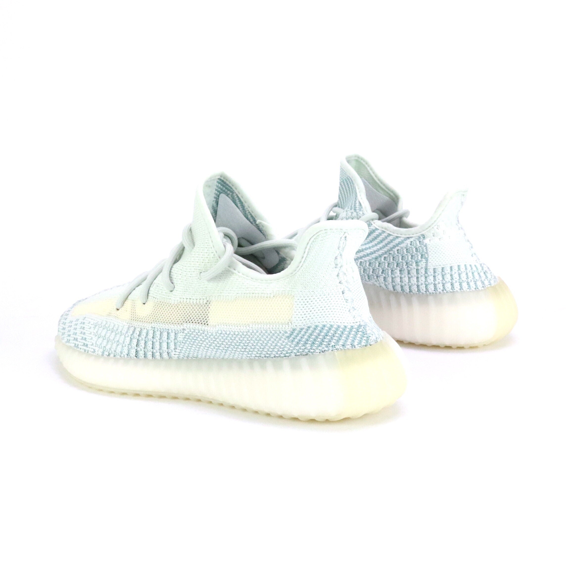 Adidas Yeezy Boost 350 V2 Cloud White Sneakers - Men's Running Shoes (Non-Reflective) | Comfortable Lightweight Athletic Shoes for Jogging, Gym & Casual Wear