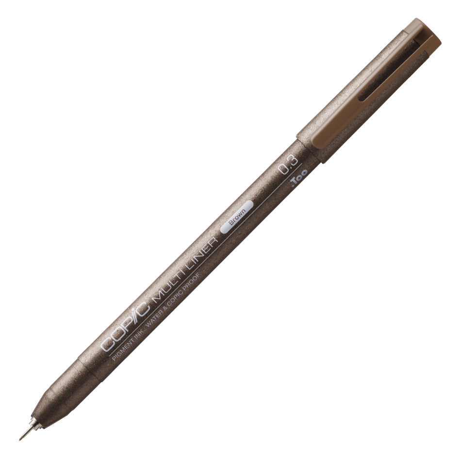 Copic MultiLiner Drawing Pen - Fine Tip Brown Ink for Sketching, Illustration & Comic Art - Perfect for Artists, Designers & Crafters