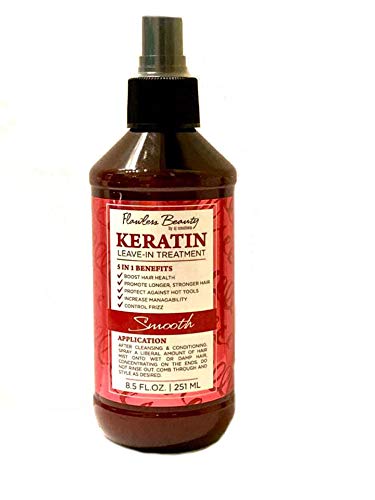 Flawless Beauty Keratin Leave-In Treatment Hair Mist - Hydrating & Repairing Spray for Dry, Damaged Hair - Perfect for Daily Use & Salon Styling