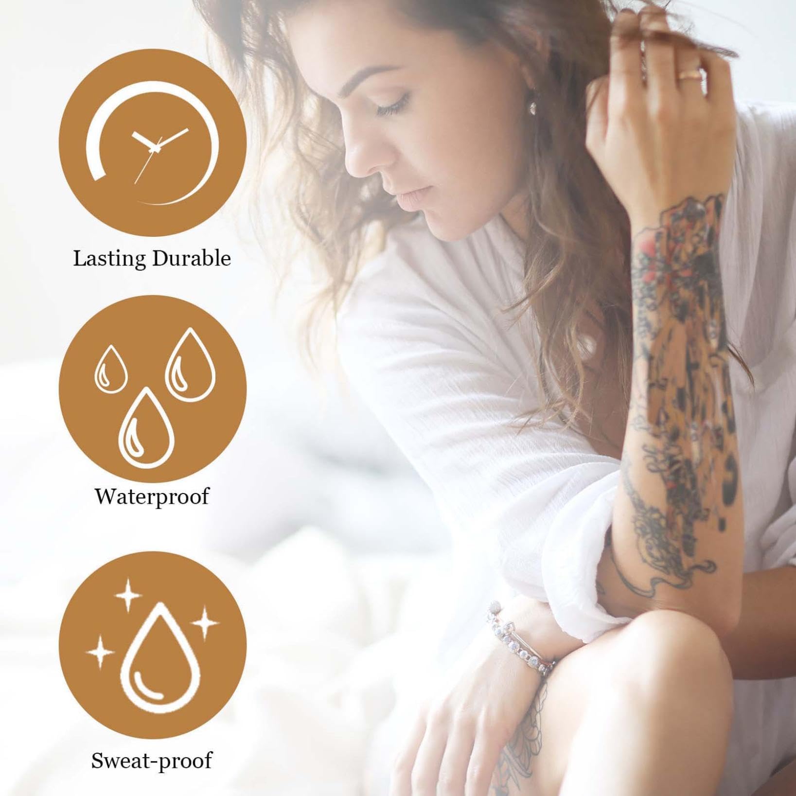 Waterproof Full Coverage Body Makeup Concealer - Tattoo Cover & Imperfection Camouflage - Transfer-Resistant Lotion for Legs, Arms & Body (1PC, Medium) - Perfect for Beach, Weddings & Professional Events