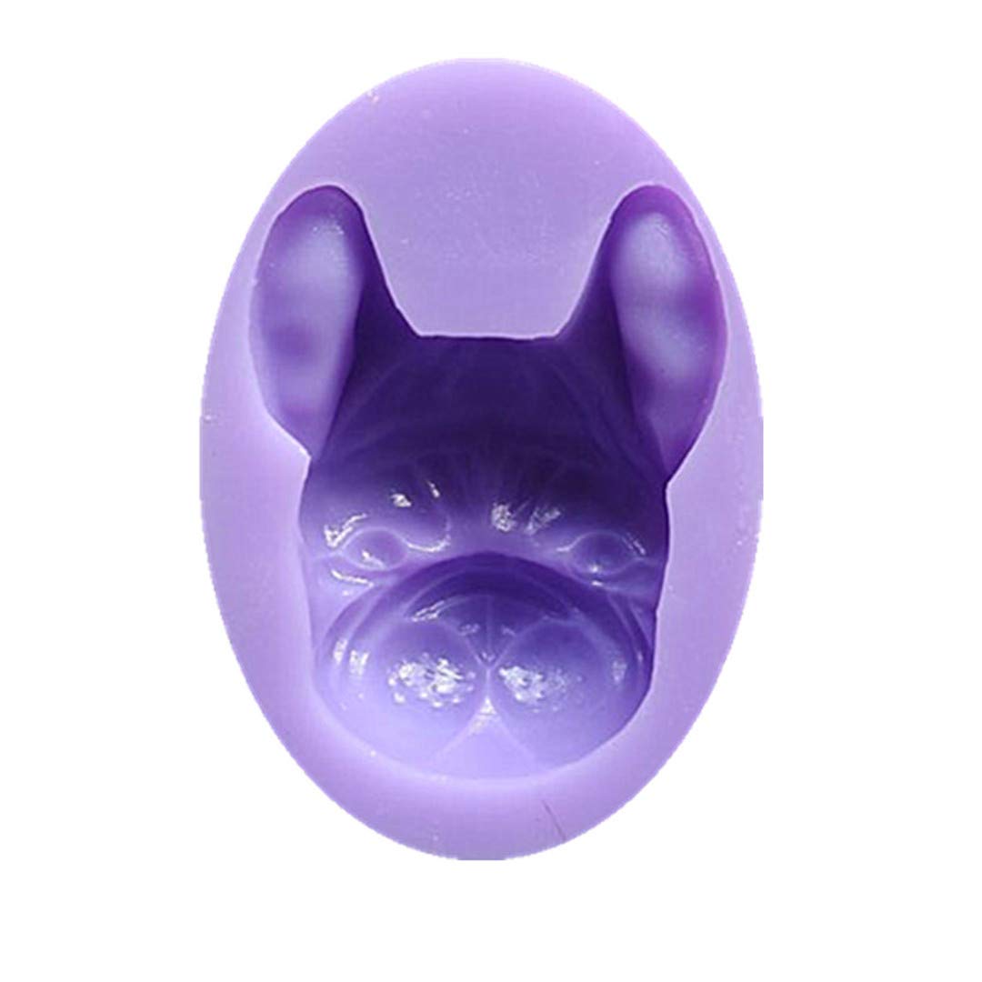 Dog Head Silicone Molds for Cake Decorating - Fondant, Chocolate, Candy, Pudding & Jelly Molds - DIY Baking Tools for Dog-Themed Desserts, Party Treats & Handmade Jewelry Making