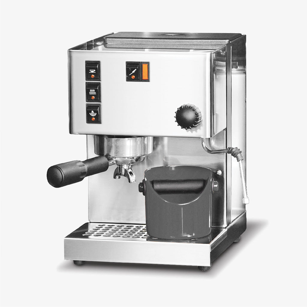 Premium Grindenstein Grey Coffee Knock Bin - Durable Stainless Steel Coffee Grounds Container for Espresso & French Press - Perfect for Home & Office Use
