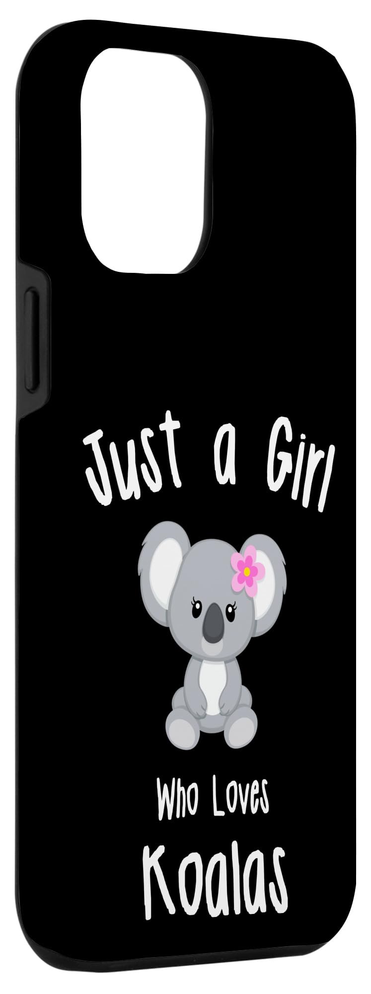 Cute Koala Bear iPhone 12 Pro Max Case - Protective Phone Cover for Girls | Perfect Gift for Teenagers, Students & Animal Lovers (School, Travel, Everyday Use)