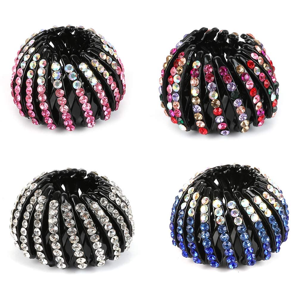 Stylish Elegant Hair Clips & Bun Holders for Women & Girls - Perfect for School, Work, Parties & Everyday Hairstyles
