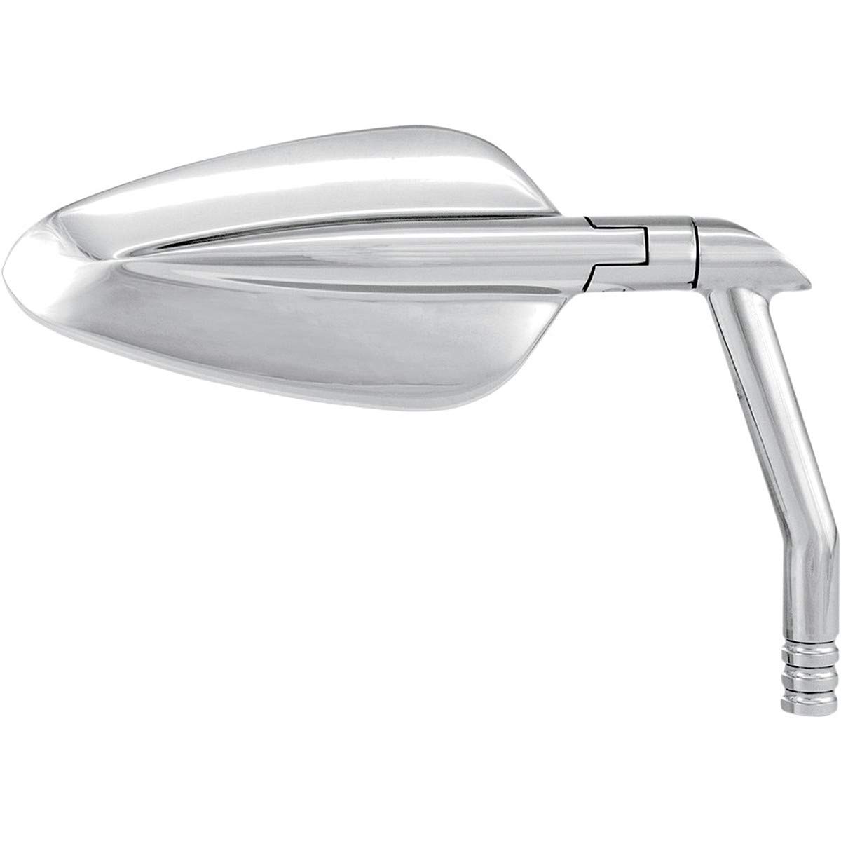 Performance Machine Vision Series Arrow Mirrors - Chrome Plated for Harley Davidson, Honda, Yamaha Motorcycles - Enhances Style and Visibility for Cruisers & Touring Bikes