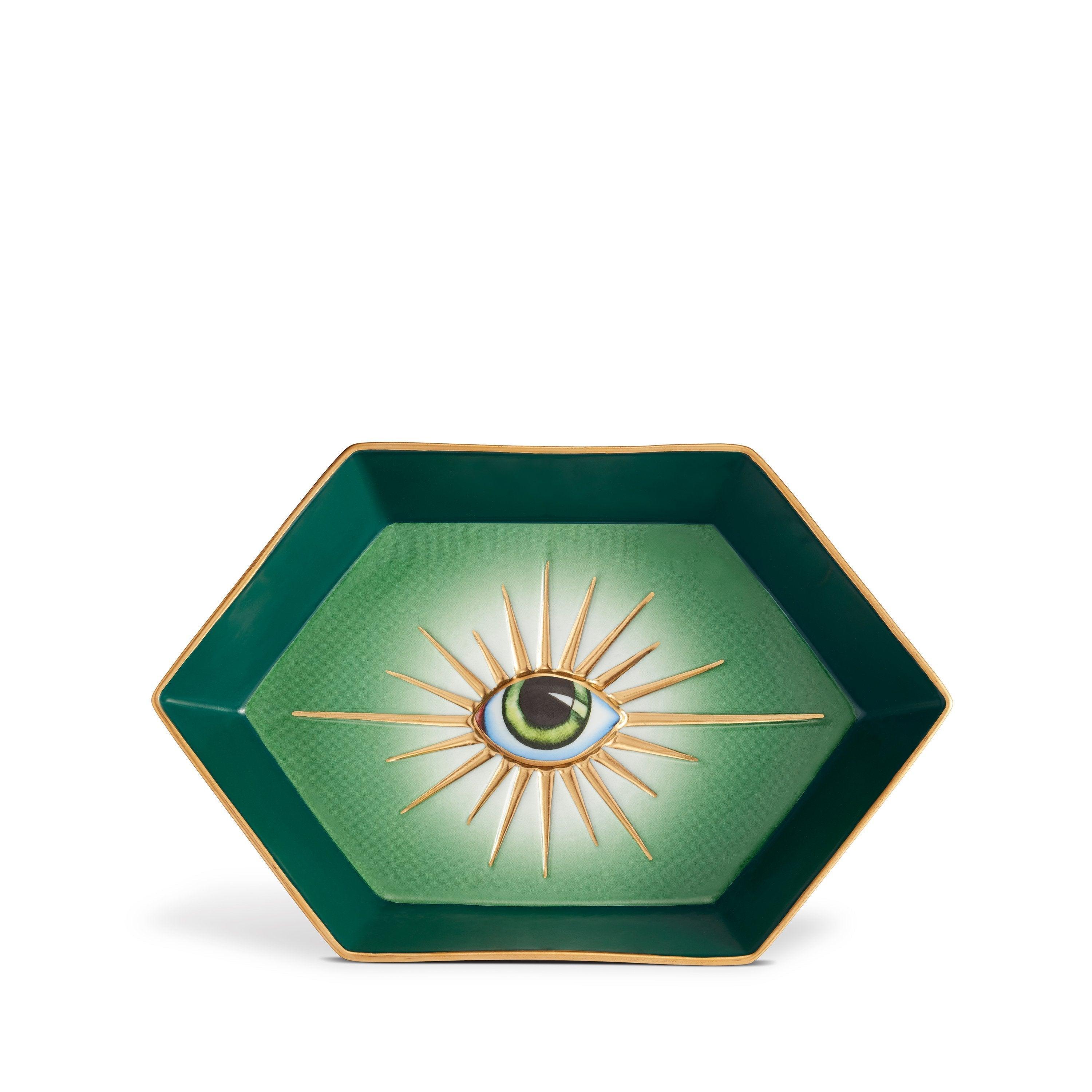 Hexagon Serving Tray - Green Marble Pattern, Durable Resin Snack Plate for Cheese, Fruit, Appetizers - Perfect for Parties, Picnics, and Home Decor