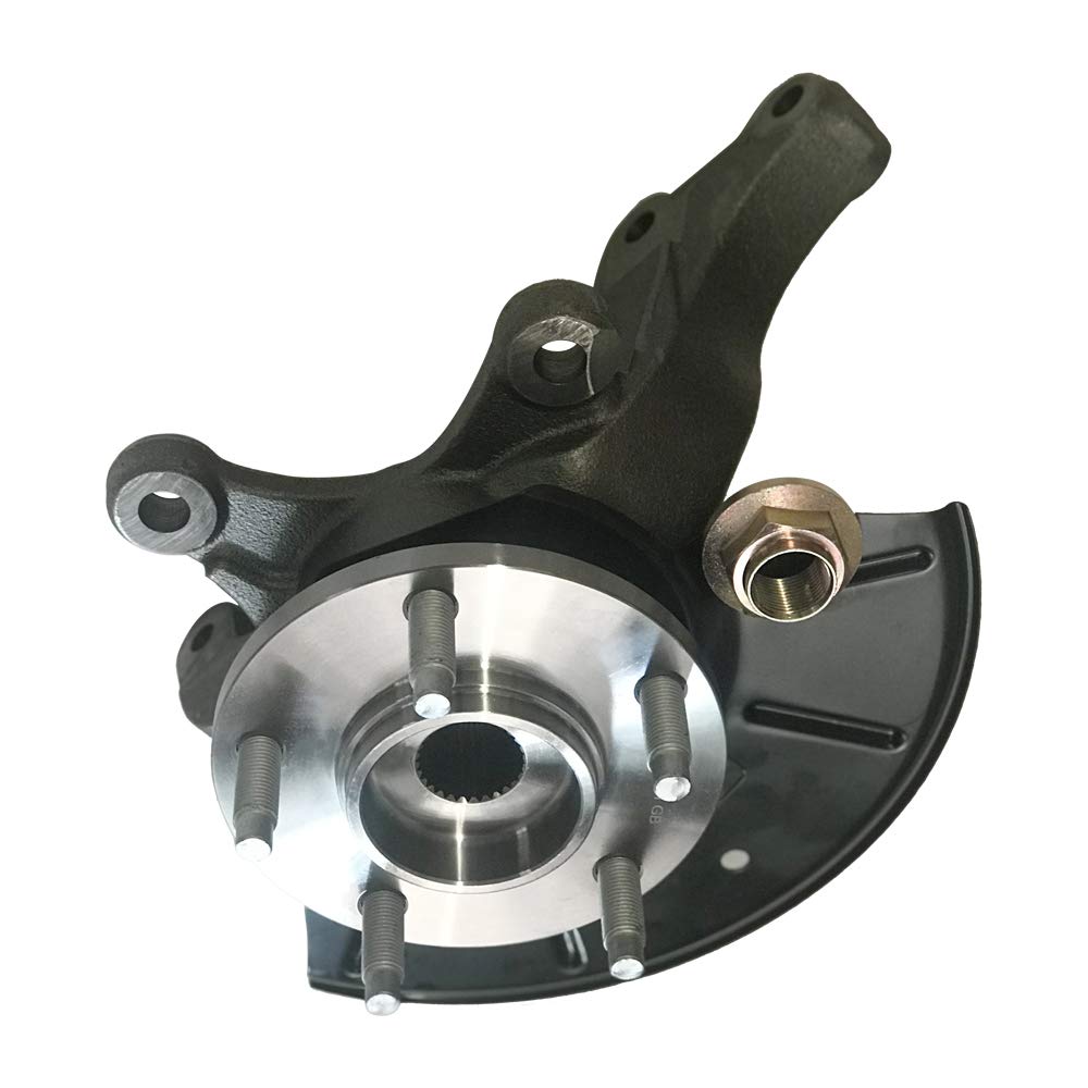 DRIVESTAR 698-405 LK015 Front Steering Knuckle Wheel Hub Assembly - Left Driver Side Replacement for 2001-2012 Ford Escape, 2001-2011 Mazda Tribute & 2007-2011 Mercury Mariner - Perfect for Smooth Steering & Safe Driving