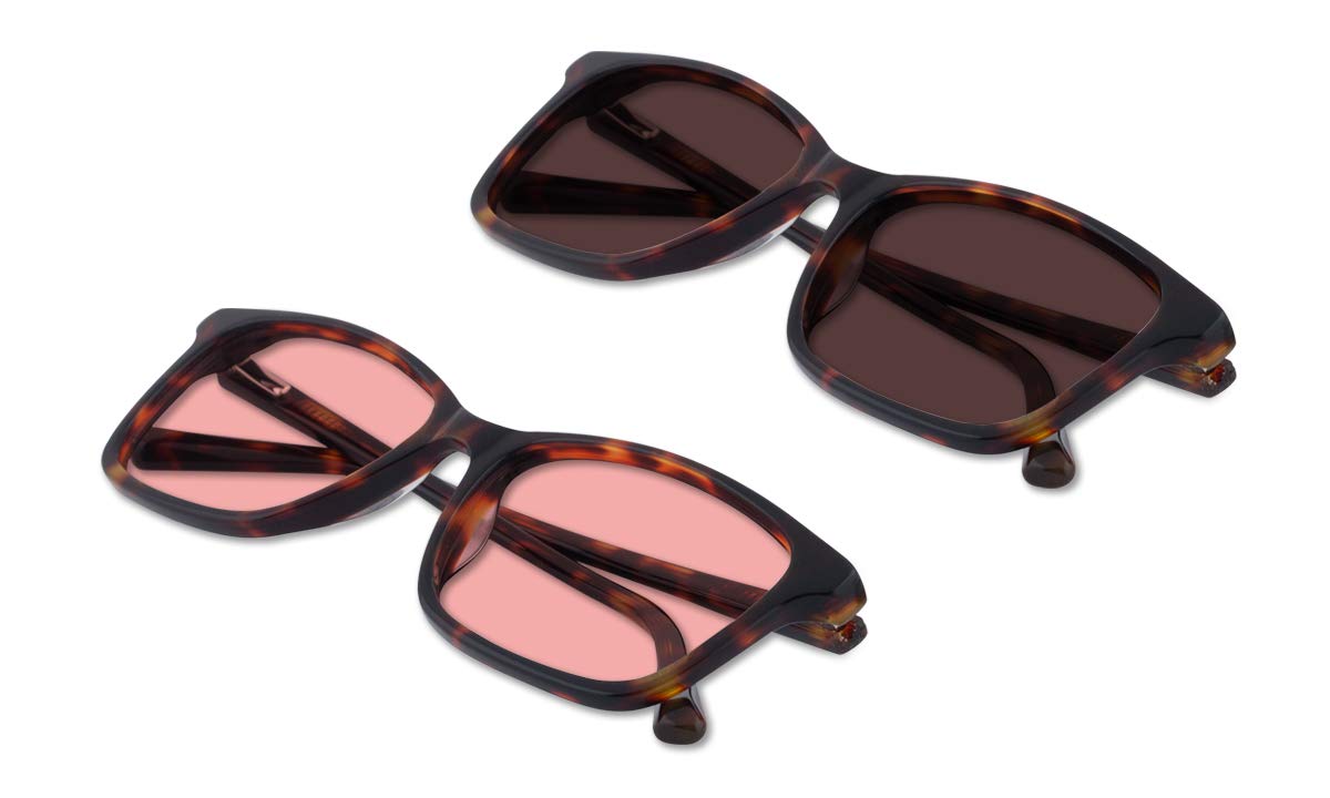 TheraSpecs Quinn Light Sensitivity Glasses Bundle - Migraine & Photophobia Relief for Indoor & Outdoor Use