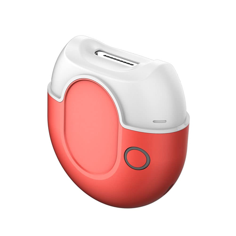 Electric Nail Clipper with Storage Box - Automatic Nail Trimmer for Men & Women, Rechargeable Manicure Tool for Toenails & Fingernails - Perfect for Home, Travel & Salon Use (Red)