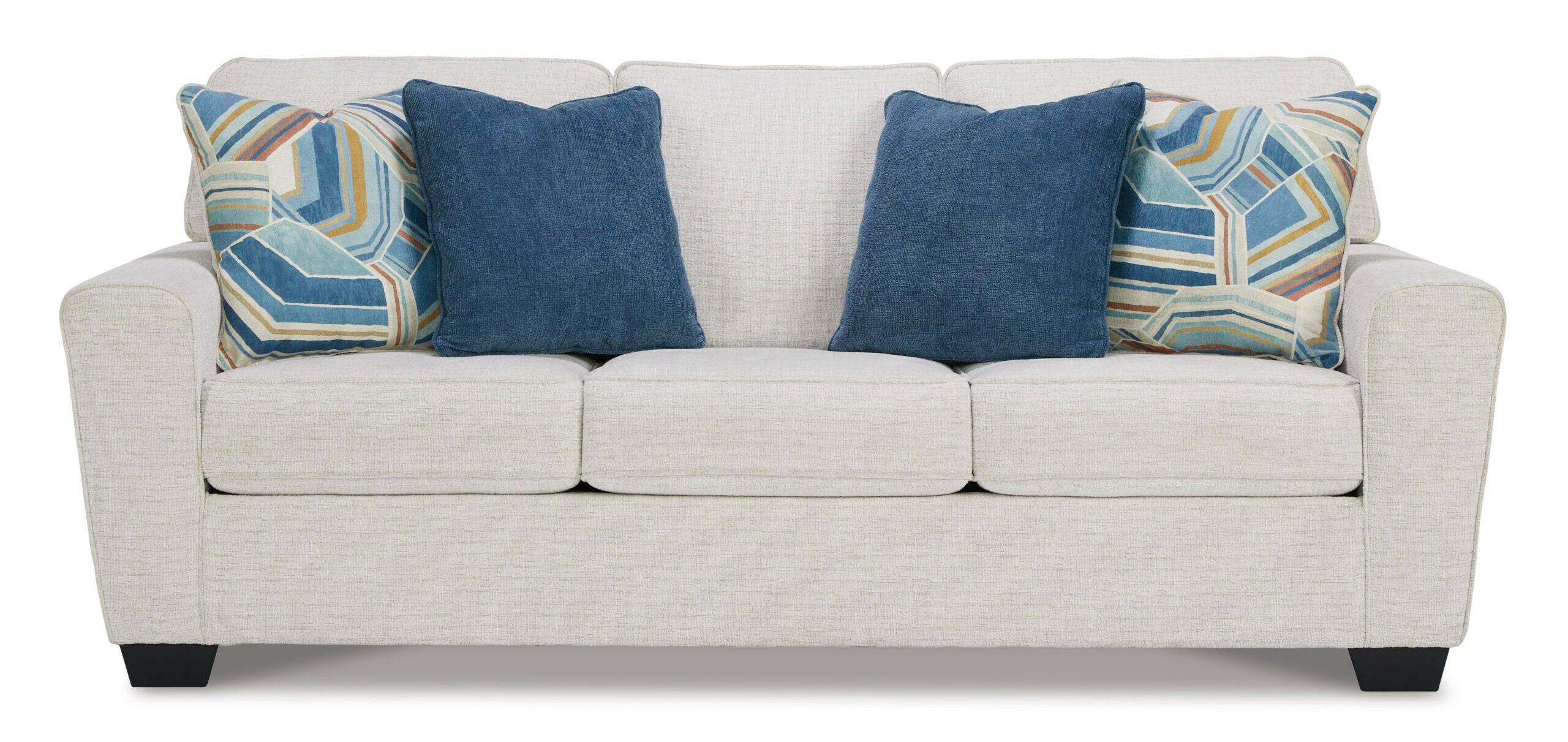 Cashton Snow Sofa - Modern 3-Seater Fabric Couch with Reversible Chaise, Comfortable Living Room Furniture for Small Spaces - Perfect for Apartments, Lounges, and Cozy Home Decor