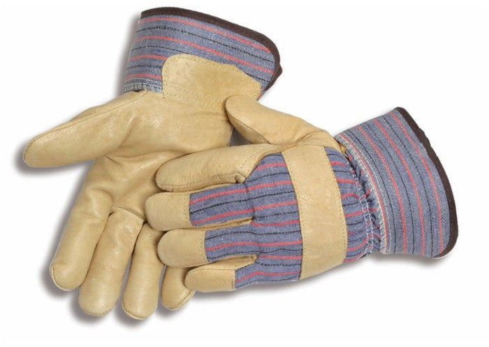 Radnor Premium Grain Pigskin Leather Gloves with Thinsulate Lining - Warm Work Gloves for Winter, Construction, and Outdoor Activities