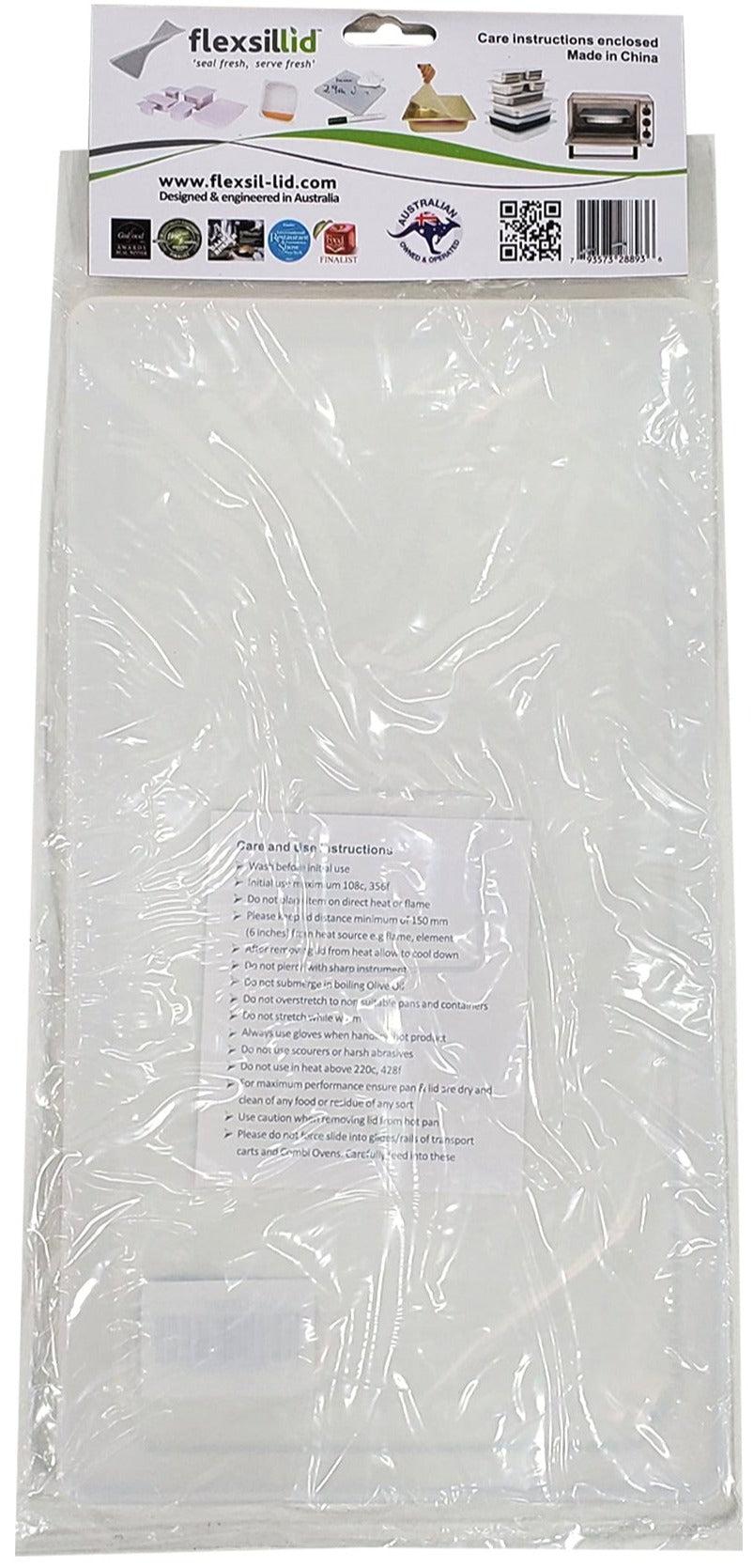 CLR Flexsil Food Pan Lid - 1/3 Size, BPA-Free Silicone Cover for Commercial Kitchen, Restaurant, Buffet & Food Storage - Durable & Heat Resistant