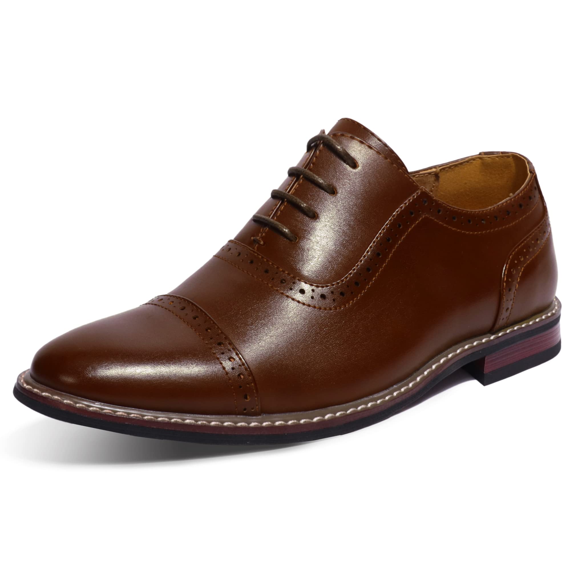 Men's Formal Cap Toe Oxford Dress Shoes - Comfortable Business & Wedding Shoes for Men | Perfect for Office, Interviews & Special Occasions