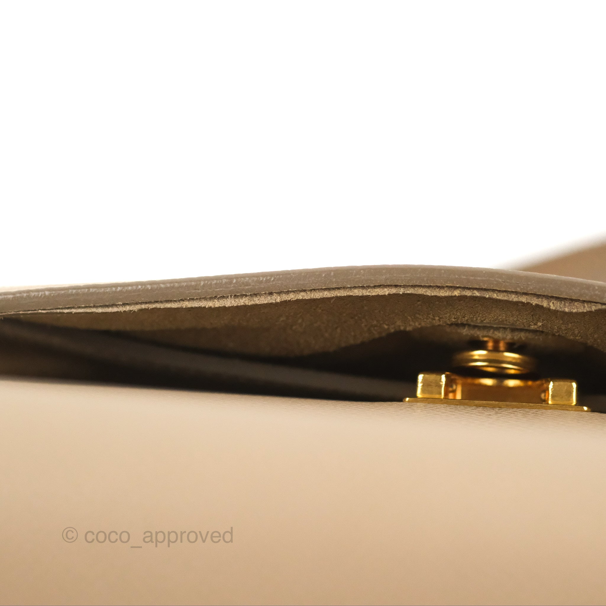 Celine Mini Belt Bag in Light Taupe - Genuine Grained Calfskin with Gold Hardware | Perfect for Everyday Use, Work & Travel