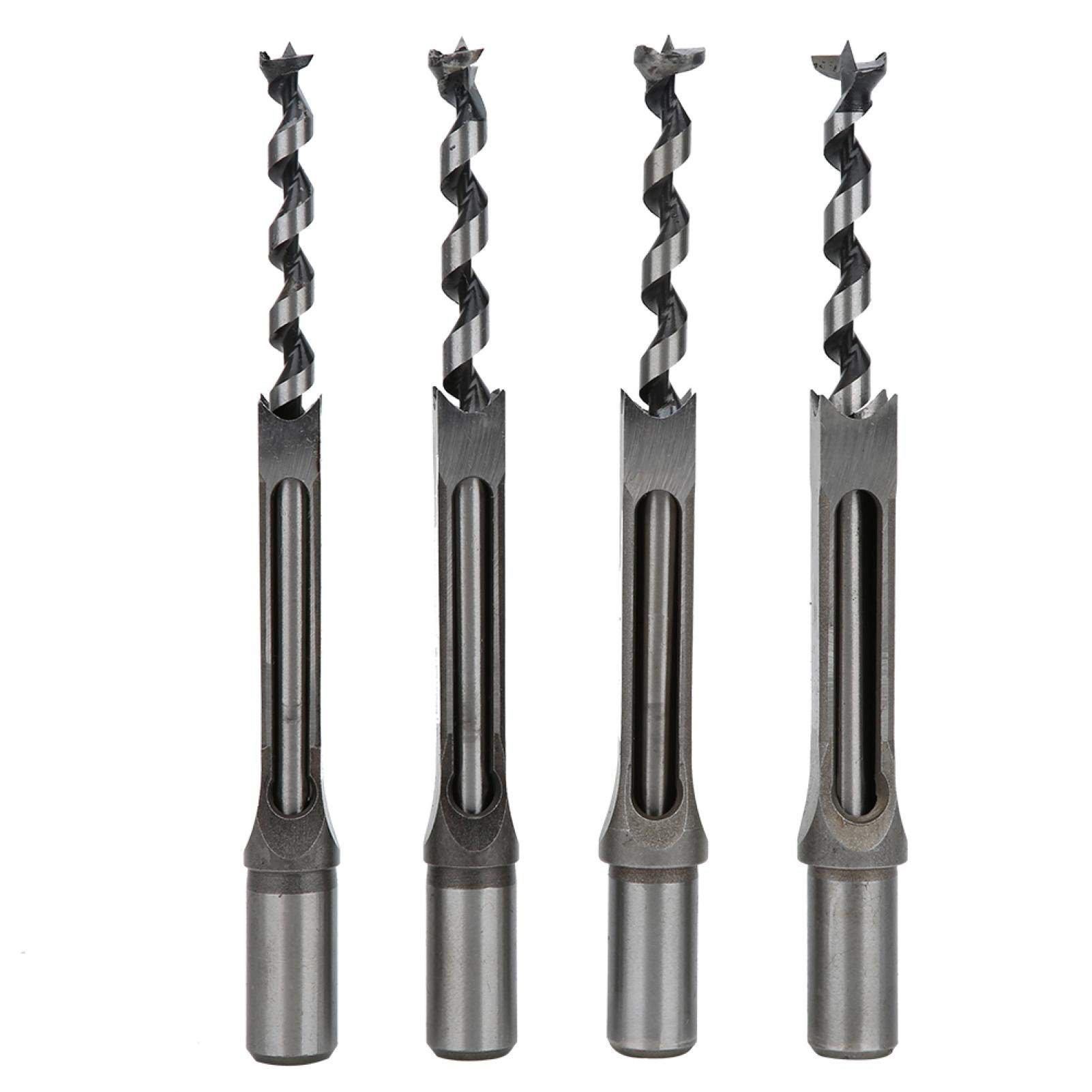 Premium Square Hole Drill Bit Set for Woodworking - Perfect for Wood, MDF, Particleboard & Density Board - Ideal for Cabinetry, Furniture Making & DIY Projects