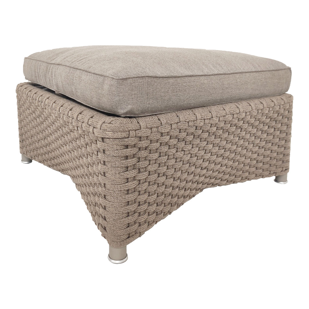 Premium Diamond Outdoor Footstool - Waterproof & Durable Patio Stool for Garden, Poolside, and Deck - Comfortable & Stylish Seating Accessory