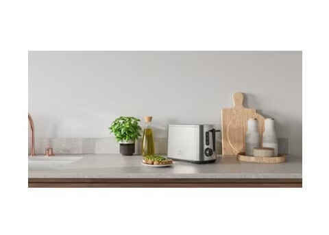 Electrolux E5TS1 50ST2 2-Slice Toaster - UltimateTaste 500 with Even Browning Technology for Perfect Toast Every Time - Ideal for Breakfast, Brunch, and Quick Snacks